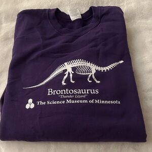 Purple Brontosaurus Sweatshirt